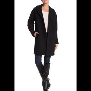 Love embroidered sleeve coat